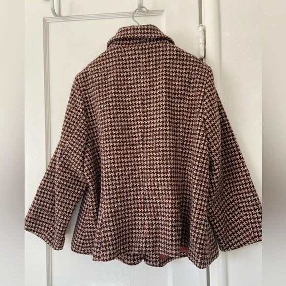 MODCLOTH Houndstooth Wool Jacket 1X - Picture 2 of 11